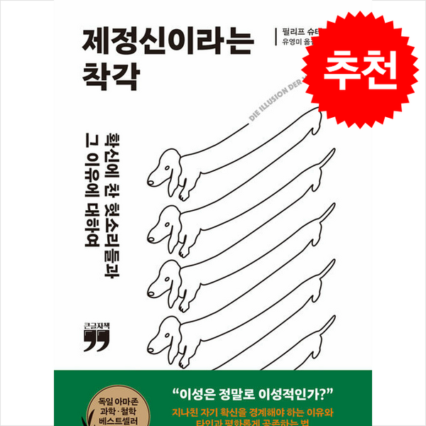 제정신이라는 착각 (큰글자책) + 쁘띠수첩 증정, 김영사, 필리프 슈테르처