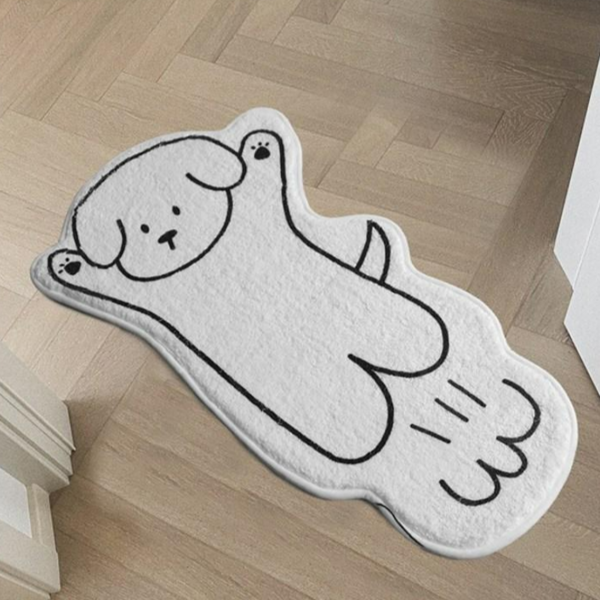 슈가제니 귀여운 동물 프린팅 인테리어 미니 러그 발매트