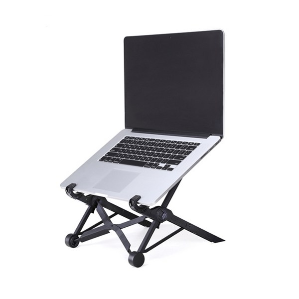  nexstand k2 노트북 스탠드 접이식 휴대용 노트북 스탠드 시야각 높이 조절 브래킷 노트북 액세서리 노트북 스탠드, 검은 색 