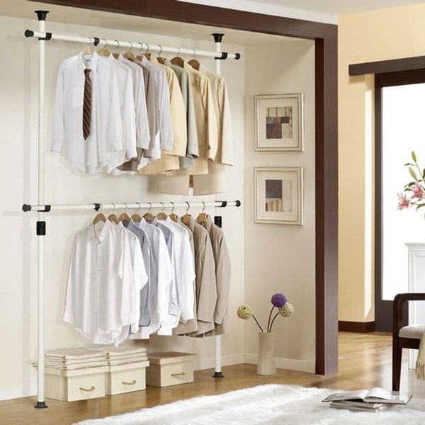  왕자행거 왕자 2단조절행거(38mm)_546, 아이보리분체도장 