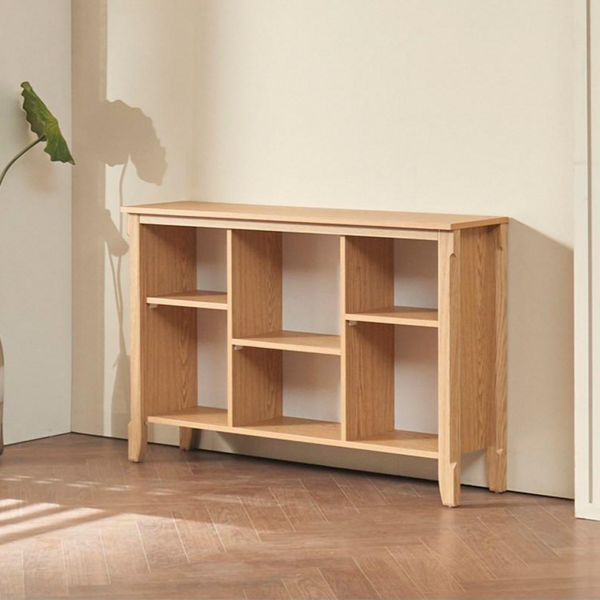 유일가구 1120낮은책장 인테리어 책장 학생책장 거실책장 유아책장, 오크