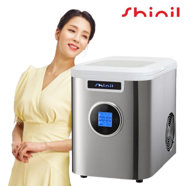 신일 제빙기 SIM-R120BH 가정용 업소용 사무실 휴대용 캠핑 미니 소형 얼음 아이스메이커 이미지