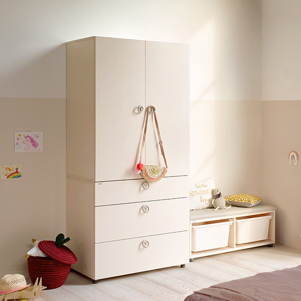  [일룸] 에디키즈 800폭 서랍형 옷장, 아이보리(IVGY) 