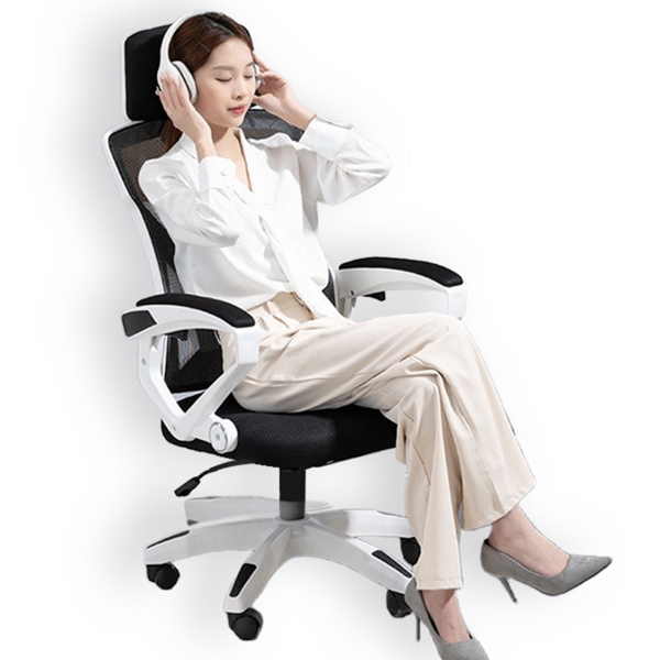  게이밍의자 라텍스 편한 컴퓨터 공부 사무용 의자 리클라이너 회전 리프트 시트, 블랙+라텍스+각도조절 