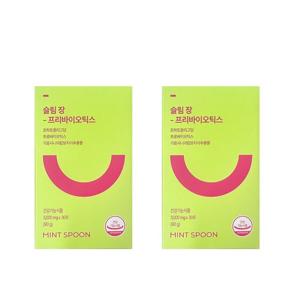 민트스푼 슬림장 프리바이오틱스 3000mg x 30개입 1+1 tr
