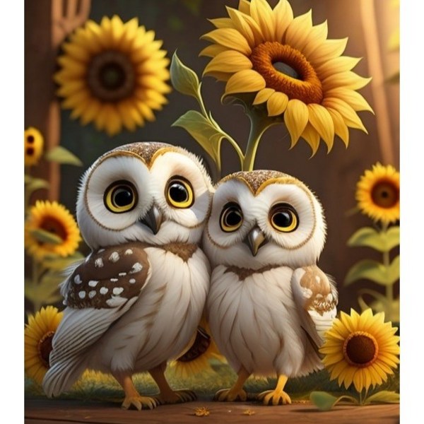  대진 보석십자수 40X80 50X40 사이즈 대형 금전운 보석 십자수, 36 부엉이 40x50, 1세트 