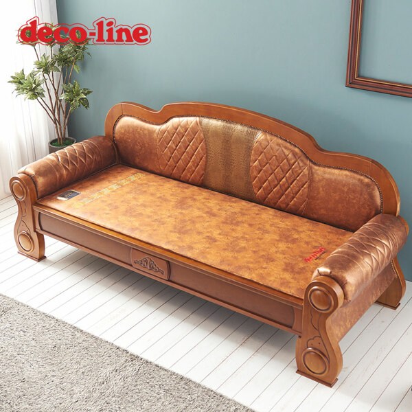  데코라인 뉴라이프 카우치 황토볼소파침대, 브라운 