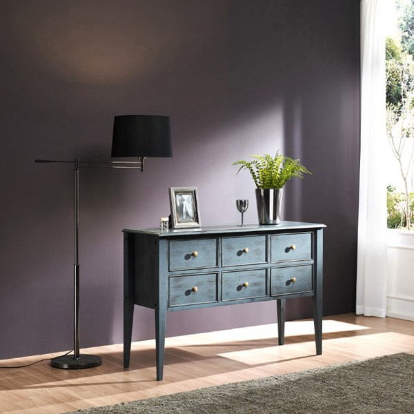 헤즈로 피어스6 엔틱 원목 콘솔 화장대 서랍장 장식장 1100 방문설치, 피어스 콘솔 6