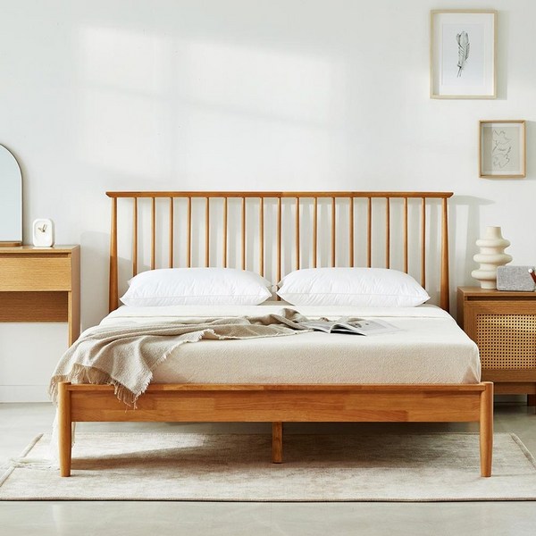 [모던하우스]오토밀네추럴원목침대Q(매트리스별도)cf23set003