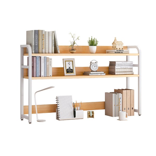 엔조이리빙 책상선반 스틸 책꽂이 2단 철제선반 DS