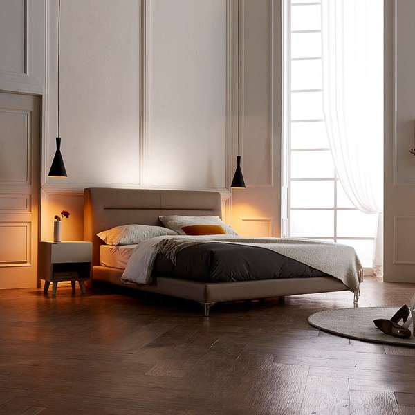 에몬스 그랜드 에디션 침대 퀸(Q), 베이지