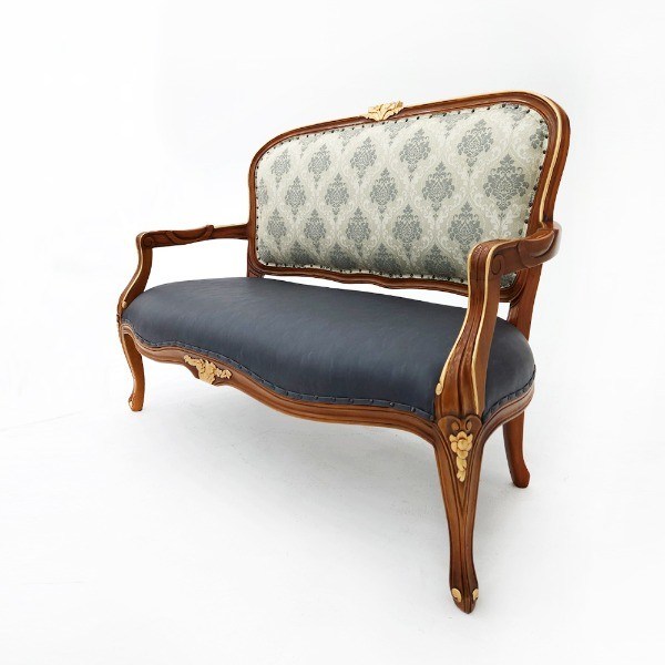 [더리체] 프렌디 리버티 엔틱 2인 의자, 단품