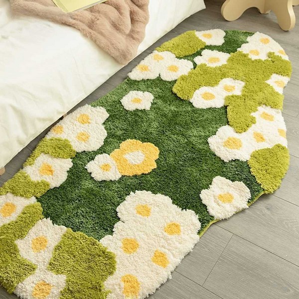 잔디러그 이끼러그 침실 원룸 비정형 숲러그 사계절