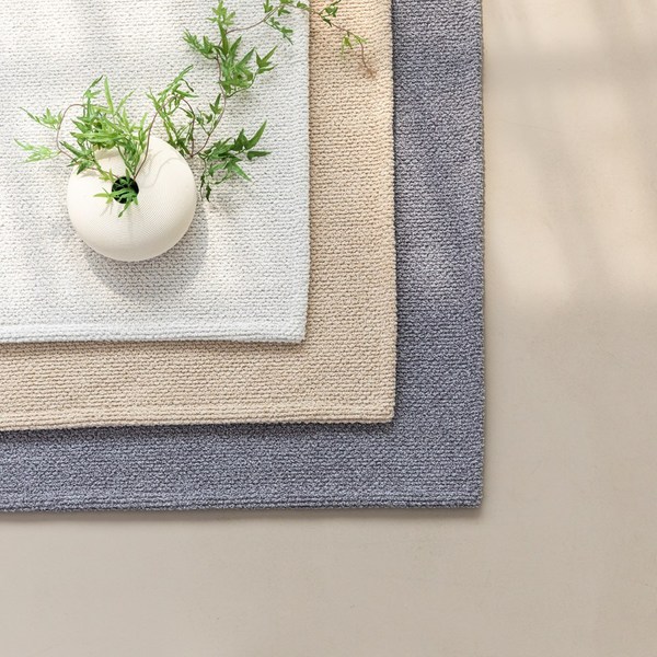 스타일러그 포그니 단모 라인 러그 카페트 거실 아이방 미니 방바닥 매트 워셔블 식탁 레온