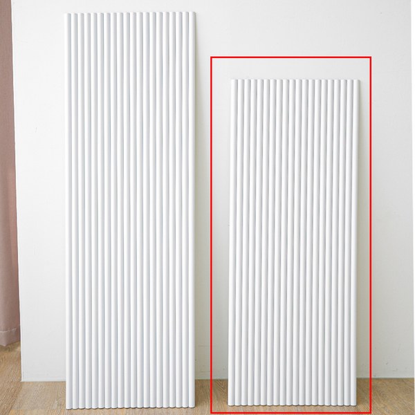 쿠셔니 간편하게 붙이는 셀프 접착식 반달 템바보드 1000mm, 화이트