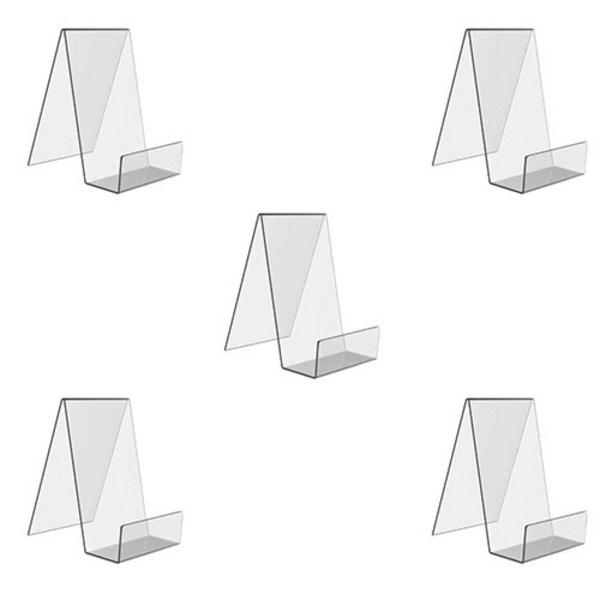 도림 아크릴 책꽂이 겸 스탠드 거치대 진열대 북 스탠드 5p, 투명