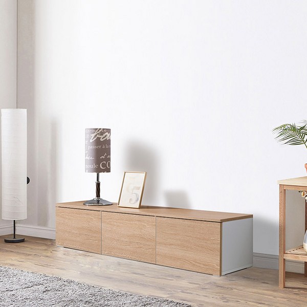 [홈퍼니] 모노 방 주방 베란다 거실 옷 다용도 낮은 수납장 1200, 아카시아