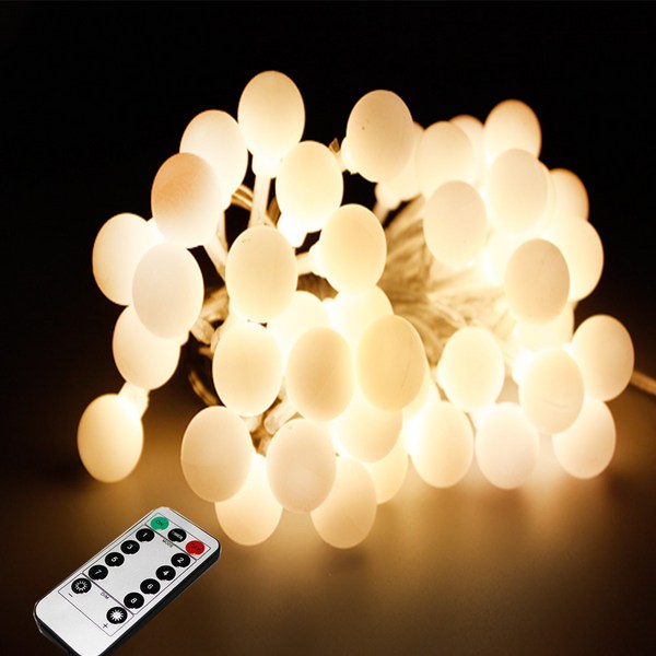 USB LED리모컨 벽트리 줄조명 50구100구, USB-50구웜화이트