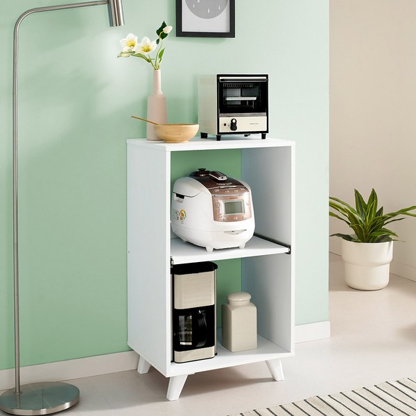 리빙위즈 브라이트 다용도 렌지대 다리, 화이트