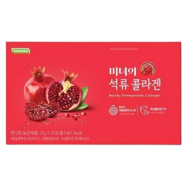 미녀의 석류 콜라겐 25p, 25g, 100개