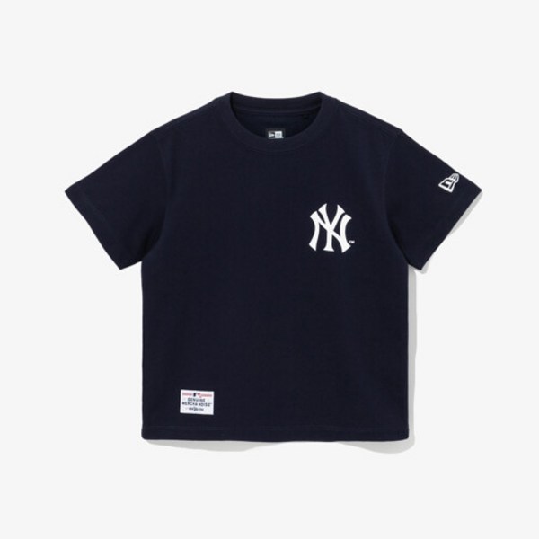 [AK PLAZA] [뉴에라키즈] MLB 애니버서리 뉴욕 양키스 티셔츠 울트라 네이비 (13679526)