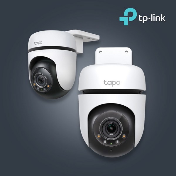 티피링크 TC41(2개 세트) 300만화소 실외 회전형 PT WIFI 홈캠 CCTV 가정용 매장용