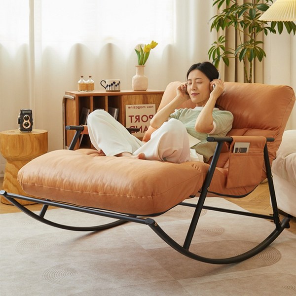  화인홈 흔들의자 무중력 2인용 스윙체어 리클라이너 안락의자 쇼파 체어, 스톤블루, 1개 