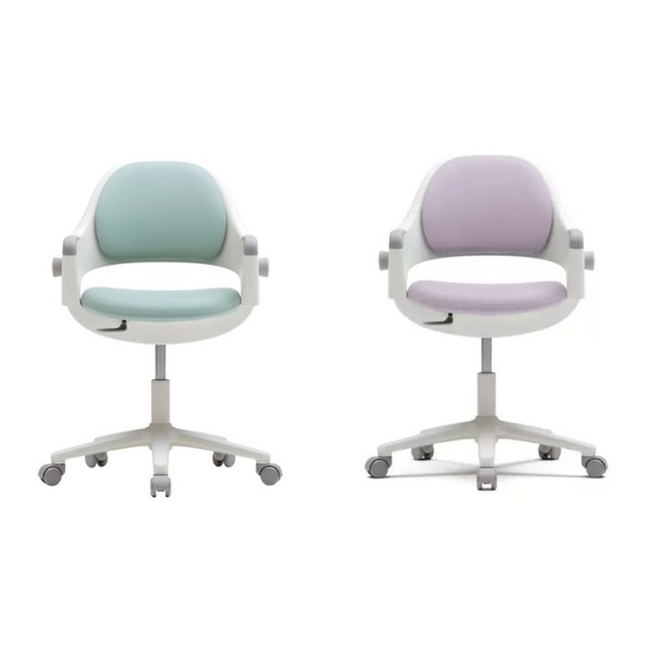 시디즈 링고 초등학생용 의자 인조가죽 커버 탈부착 좌판, 라이트라벤더