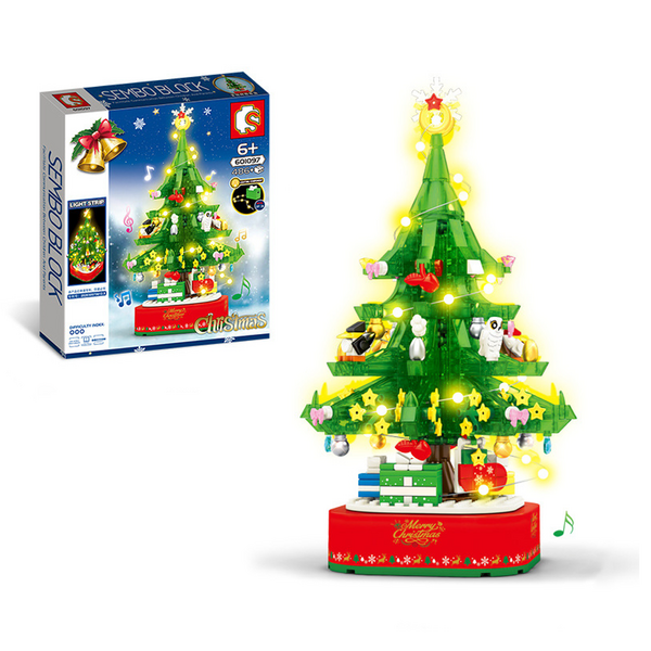 비씨토이 크리스마스트리 오르골 레고호환 블럭장난감 601097
