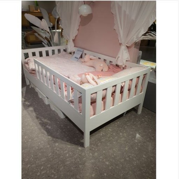  모던하우스 천호점 가구 로이원목싱글침대프레임(로이수납 언더박스 제외) KF23SET001, 화이트 