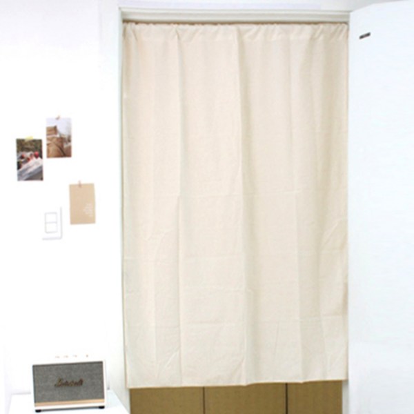  에이치제이홈 현관 주방 창문 배란다 광목 가리개커튼 봉집형 가림막 