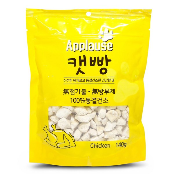 테비 캣빵 동결건조 닭가슴살 간식 140g, 1개, 테비 캣빵 140g