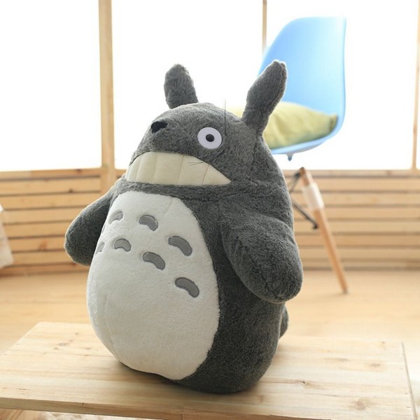 토토로 인형 애착인형 대형 캐릭터 생일선물 동물 인형 쿠션, B, 30.1CM, 1개