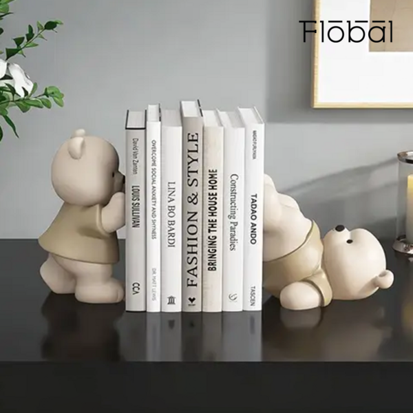받쳐곰 북엔드 소형 책꽂이 책지지대 Bear Book Stand