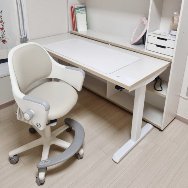 시디즈 VSNB509ACF S500ACF 링고 고정형 학생용의자+발받침, 그린티 그린