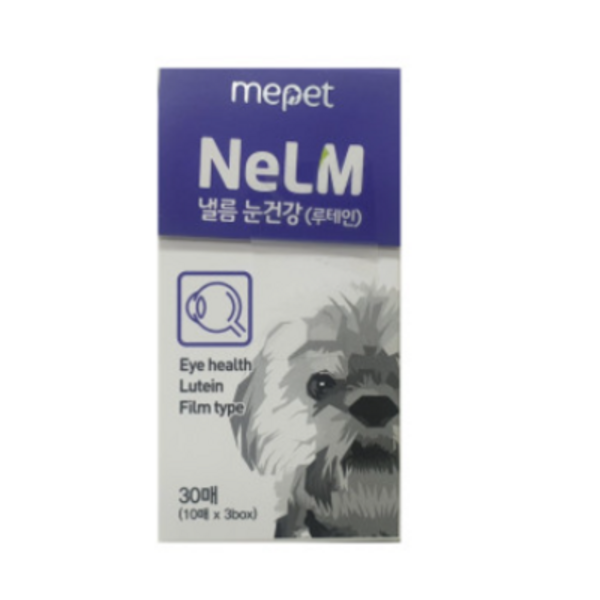 미펫 낼름 눈건강 필름 영양제 10매 3개 애견 강아지영양제, 30매