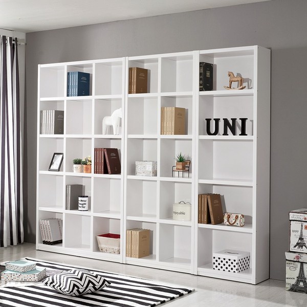  올리버 키큰 책장 5단 책꽂이, 03. 1200 오픈형 책장:01. 화이트 