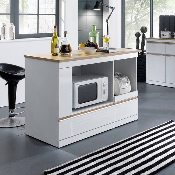  샤르망 LPM 홈바/아일랜드식탁, 오크투톤 