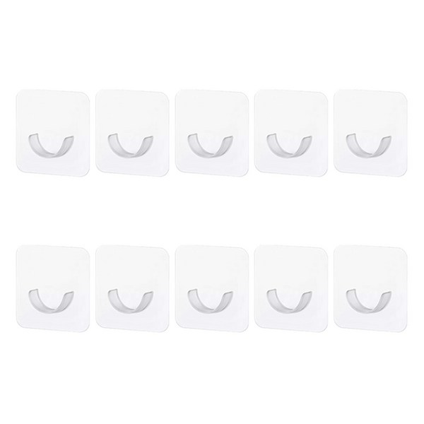 압축봉 고정홀더 무타공 걸이 생활친구, 10개