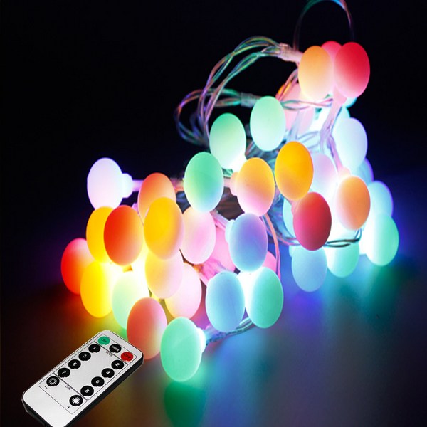 USB LED리모컨 벽트리 줄조명 50구100구, USB-100구4컬러