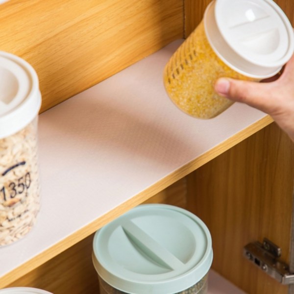  리빙블러썸 1+1 싱크대 서랍 위생 EVA 컬러 매트 냉장고시트 45x150, 베이지 