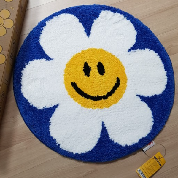 [인기상품] 위글위글 발매트 Smile We Love S사이즈 WIGGLE 위글위글매트 위글위글발매트 위글위글주방매트 스마일발매트 스마일러그, 3개