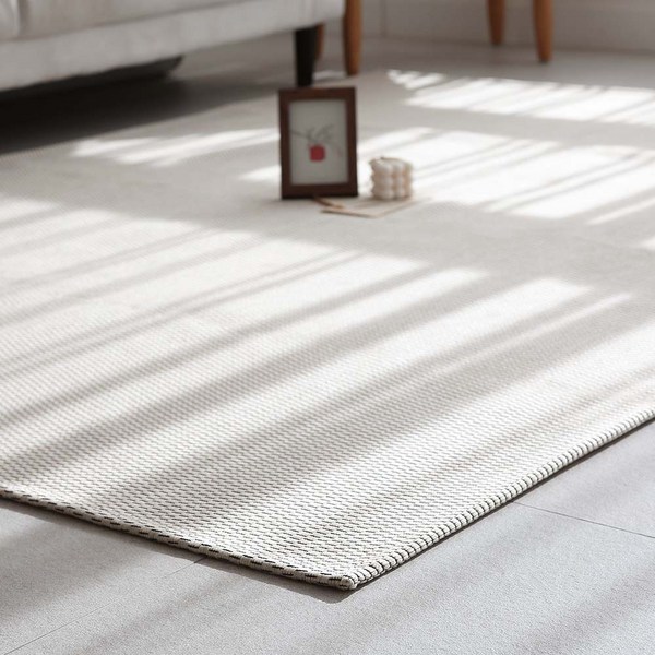 혜윰공간 사계절 먼지없는 워셔블 사이잘룩 러그 거실 식탁 밑 맞춤제작 물세탁 러그 카페트