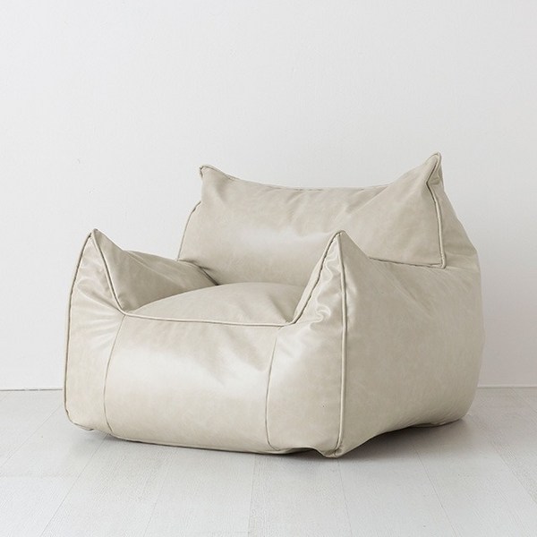 마켓뷰티 AMBO 1인 빈백소파 LS026, 크림