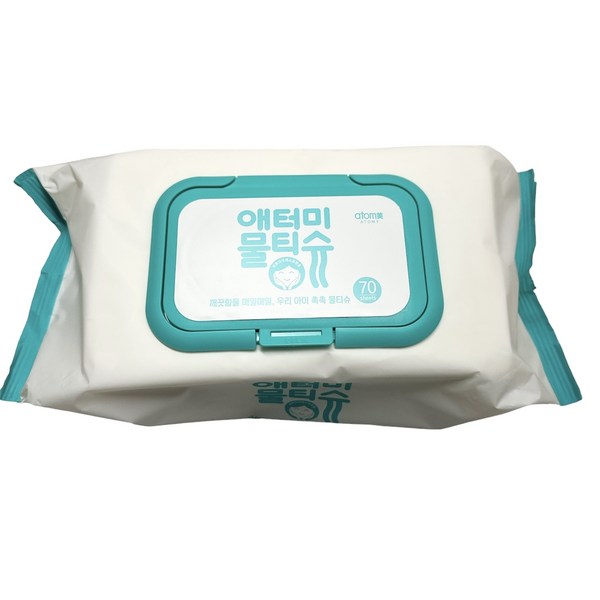 애터미 물티슈, 8개입, 1세트