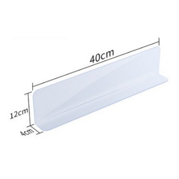  시그니처아이템 투명 칸막이 마트 진열대, 대형(400X40X120X자석X), 10개 