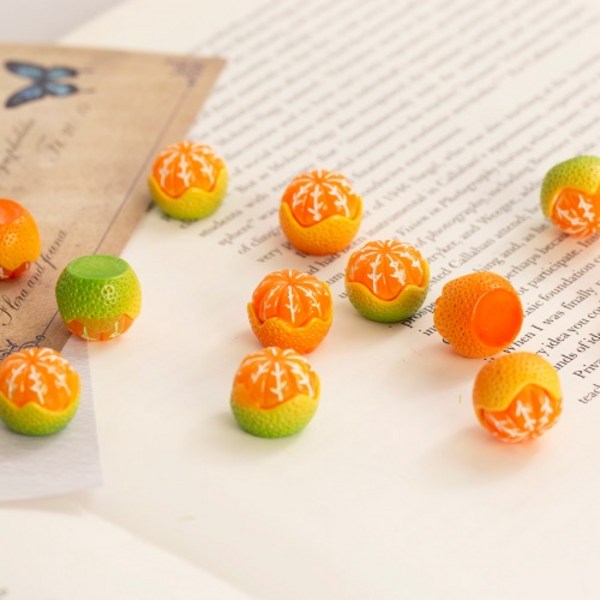 미니어처 깐귤 모형 10P-미니장식 거실 홈 카페 인테리어 장식 소품 공예품 테라리움 만들기 인형집 장난감