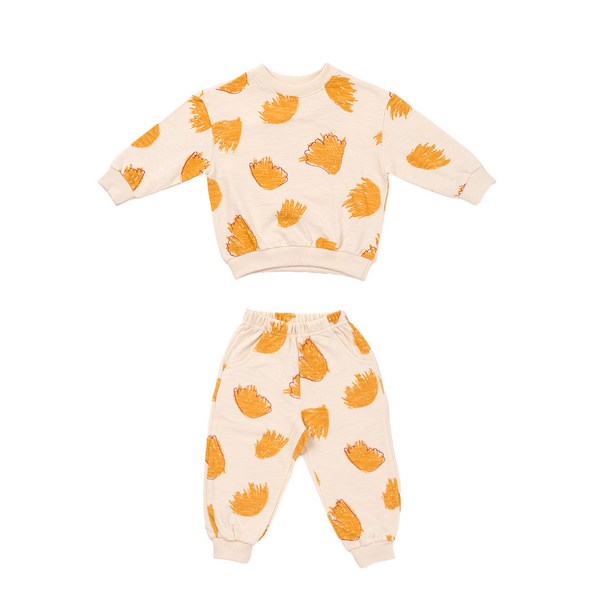  꼬떼드무어 모티프 셋업_미뇽 퓌이유 아기상하복 유아상하복세트 맨투맨세트 아동복 등원룩 