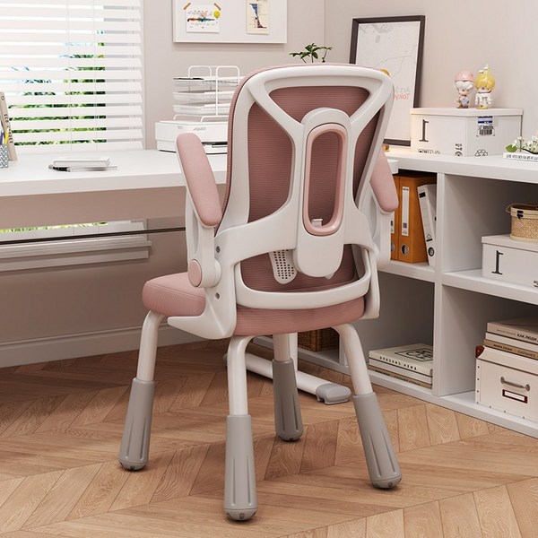 스피세프 바른자세 메쉬 책상의자 높이조절 초등학생의자, 핑크