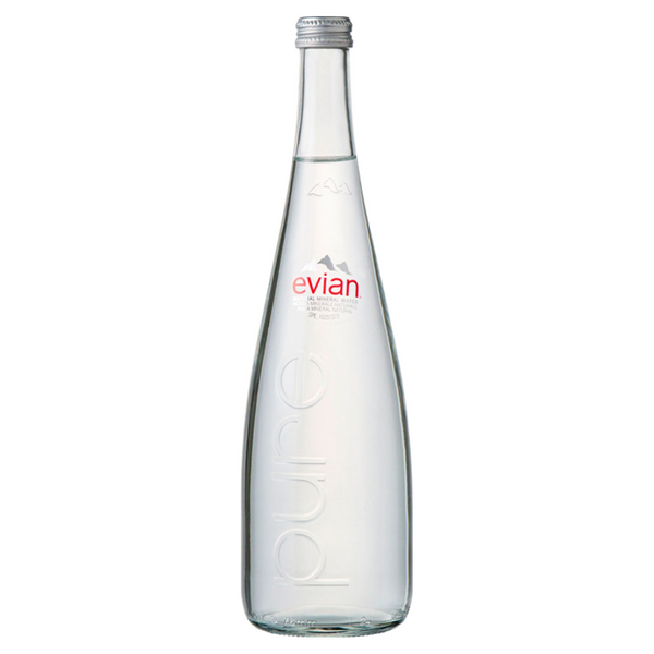 에비앙 글라스 생수, 750ml, 12개